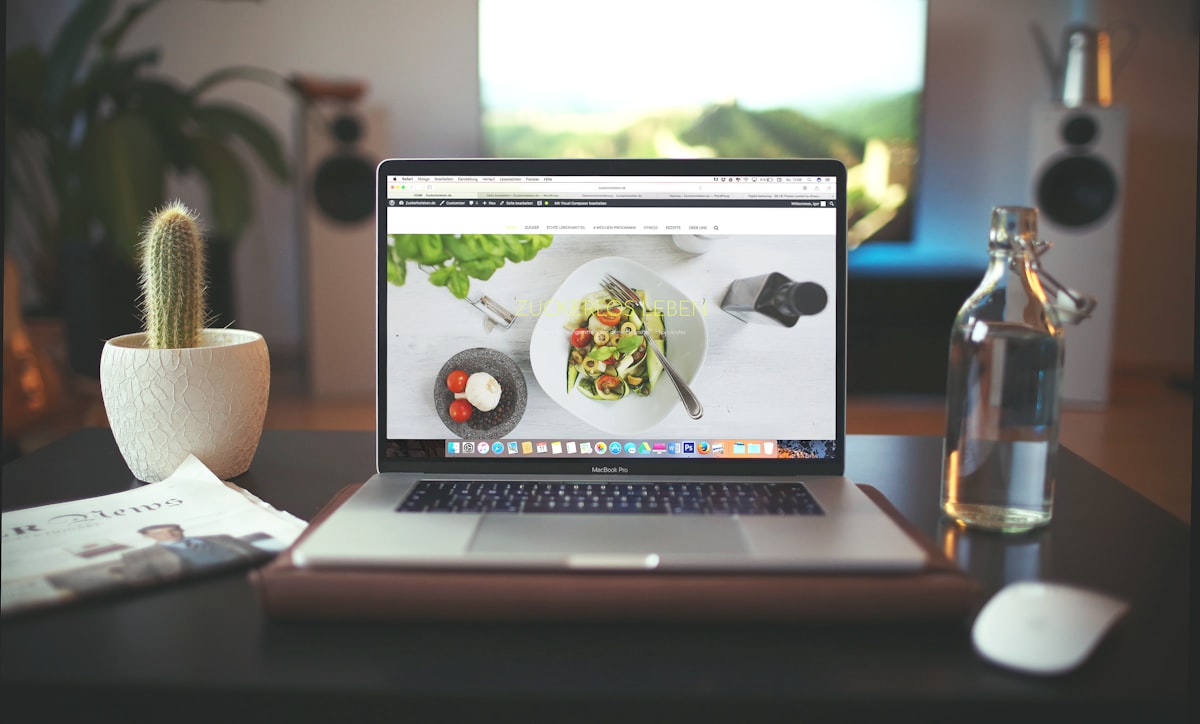 Healthy nutrition consultation setup